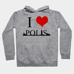 I Heart Polis Hoodie